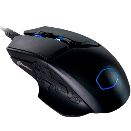 MOUSE GAMER COOL MASTER MM830, 24 000 DPI, 8 BOTONES PROGRAMABLES, ILUMINACIÓN RGB, NEGRO