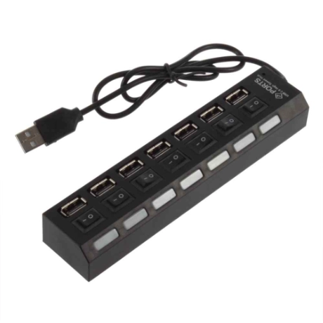 Universal HUB de carga 7 puertos USB 2,0 