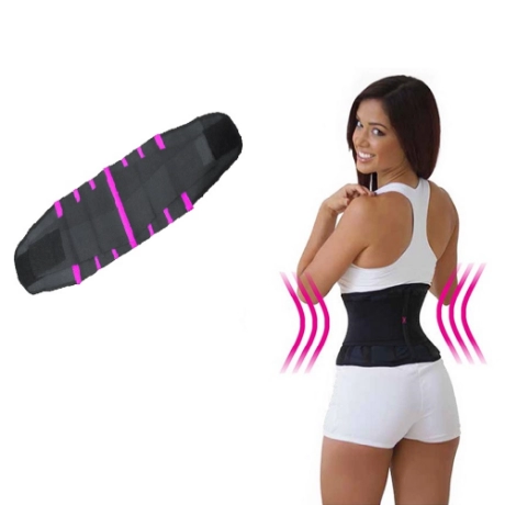 FAJA REDUCTORA CINTURA AVISPA MODELADORA - UNISEX - ROSADO