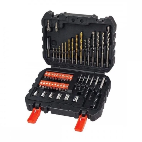 BLACK Y DECKER SET DE 50 PIEZAS CON BROCAS Y PUNTAS A7188-XJ
